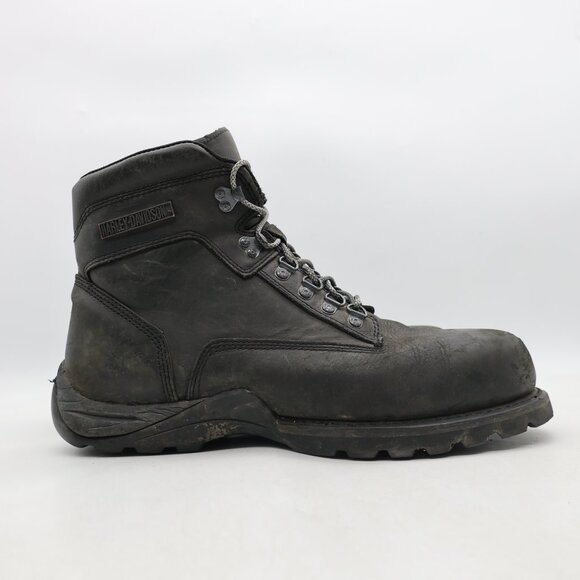 Harley Davidson Virgo Chukka Motorcycle Men\'s 11 Black Leather Boots Steel Toe main image 9